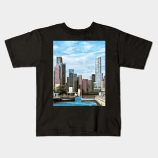 Chicago IL - Chicago Harbor Lock Kids T-Shirt